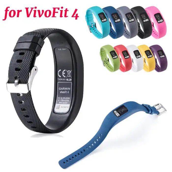 Bracelet en Silicone pour montre connectée Garmin Vivofit 4