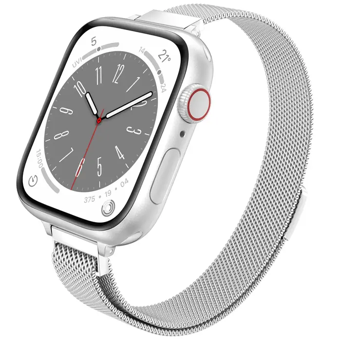 Bracelet Milanese fin pour Apple Watch 44mm 40mm 45mm 49mm 41mm 42mm