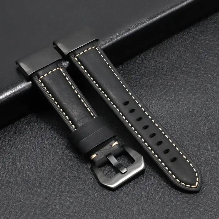 Bracelet de montre en cuir pour Garmin Fenix, bracelet de montre pour Garmin Fenix 7, 6, 6X, Pro 5, 