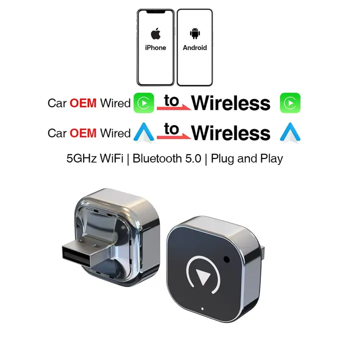 Adaptateur CarPlay sans fil pour iPhone - Mini Plug & Play