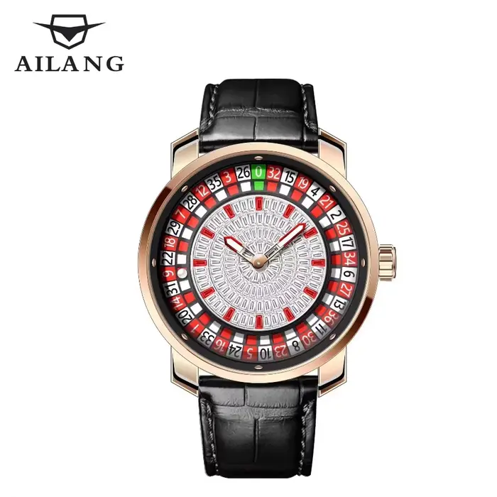 Montre mécanique pour homme en acier inoxydable