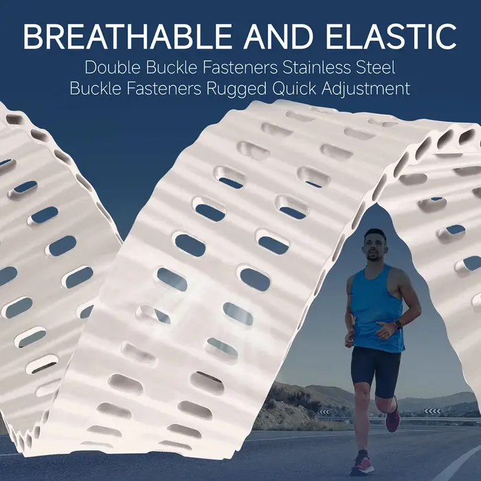 Bracelet marin pour montre Amazfit t-rex 3/2/bracelet en silicone élastique bicolore ultra