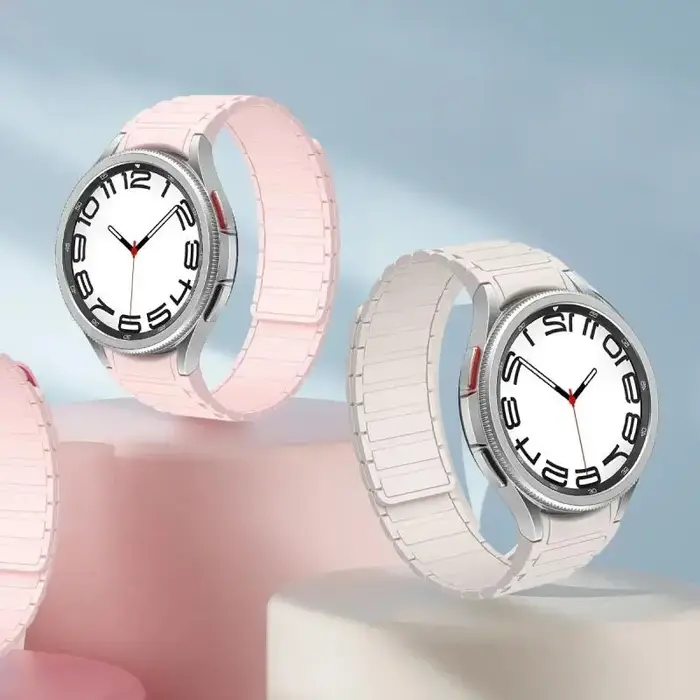 Bracelet en Silicone pour Samsung Galaxy Watch 7/6/5/4 40mm 44mm 4 6 classique 42mm 46mm 47mm 43mm