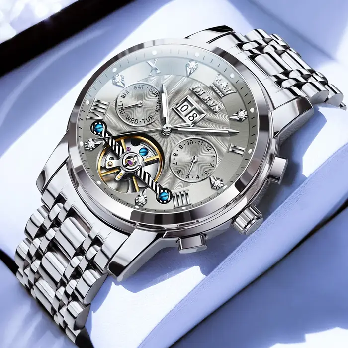 OLEVS – montre mécanique automatique pour hommes