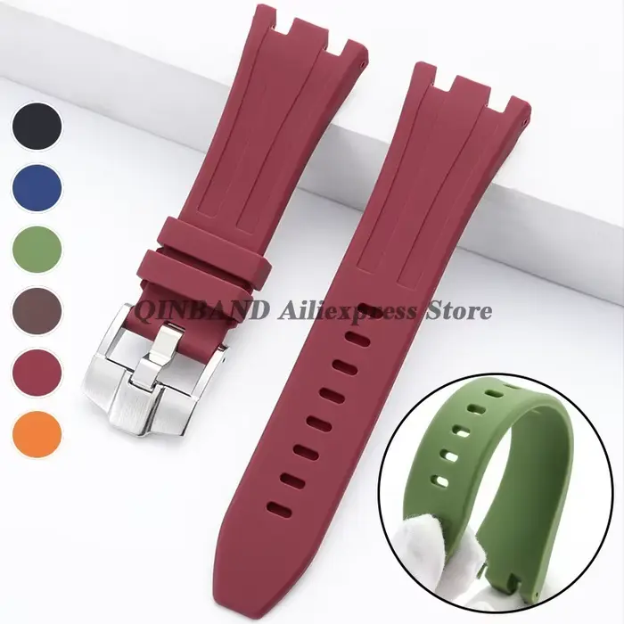 Bracelet de montre en caoutchouc Royal Oak 26mm