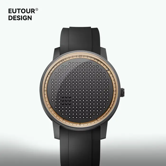 EUTOUR 2025 Nouvelle montre à quartz magnétique tendance décontractée, montres simples pour hommes, 