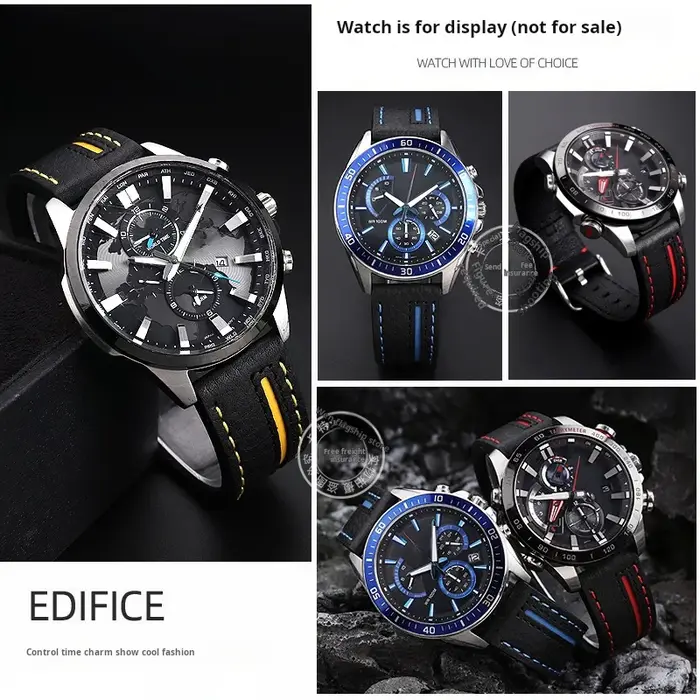 Bracelet de montre en cuir cirhide italien pour hommes