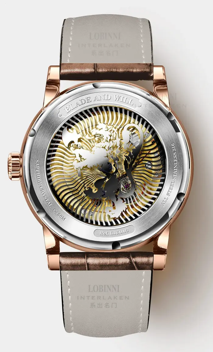 LOBINSettlement-Montre de marque de luxe pour homme
