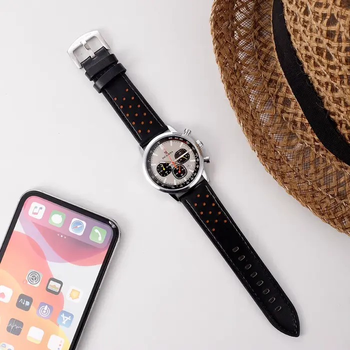 Montre à quartz multifonctionnelle chronographe pour homme