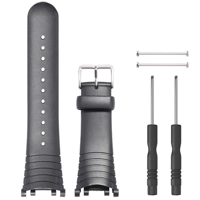 Bracelet de montre pour SUUNTO VECTOR, en caoutchouc noir, accessoires de sport étanches pour hommes
