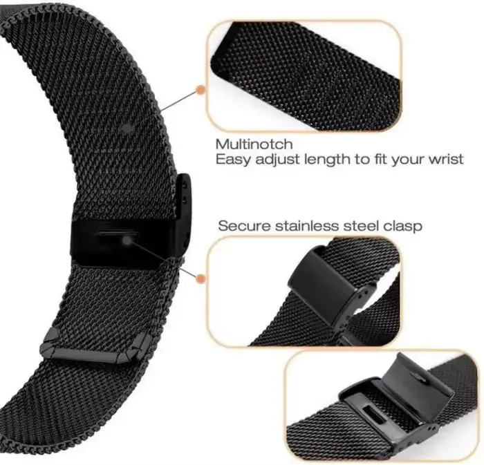 Bracelet en acier inoxydable 18mm 20mm pour Withings ScanWatch 2