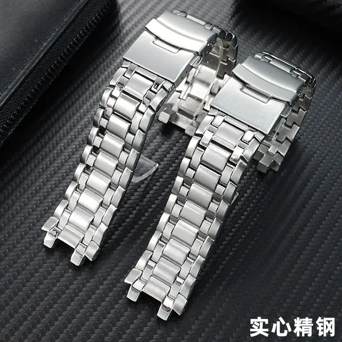 Bracelet de montre en acier inoxydable pour Casio Edifice EF-539