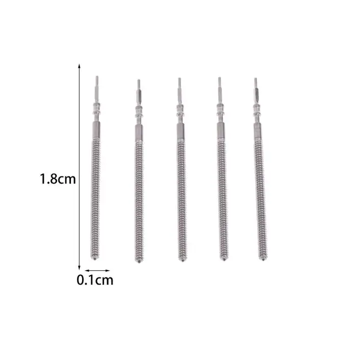 Lot de 5 tiges de mouvement de montre 1M02