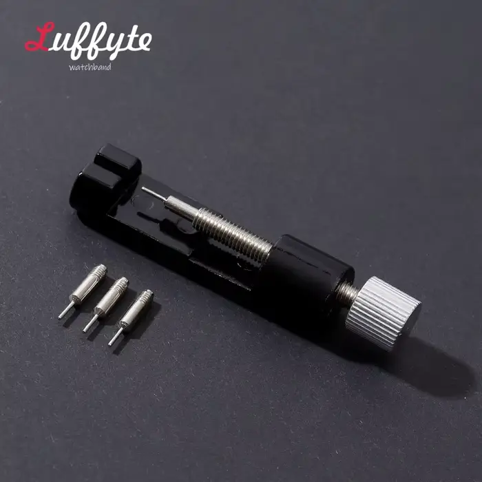 Outils de bracelet de montre avec kit de réparation, broche de bracelet, dissolvant de bracelet, fac