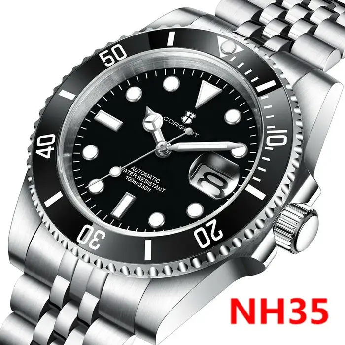 Montre de plongée Corgeut 40MM pour hommes