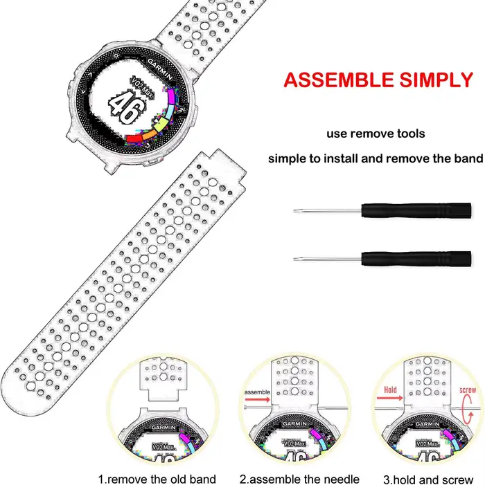 Bracelet pour Garmin approche S20 S5 S6 bracelets de montre