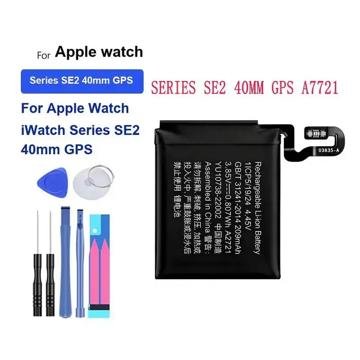 Batterie longue durée pour Apple Watch Iwatch Series SE2 40 mm GPS