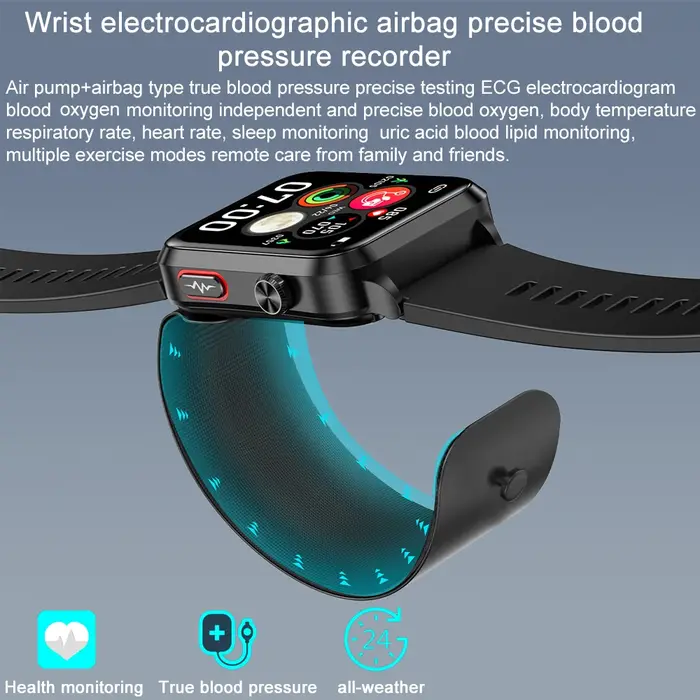 Nouvelle montre connectée intelligente 2026 avec airbag