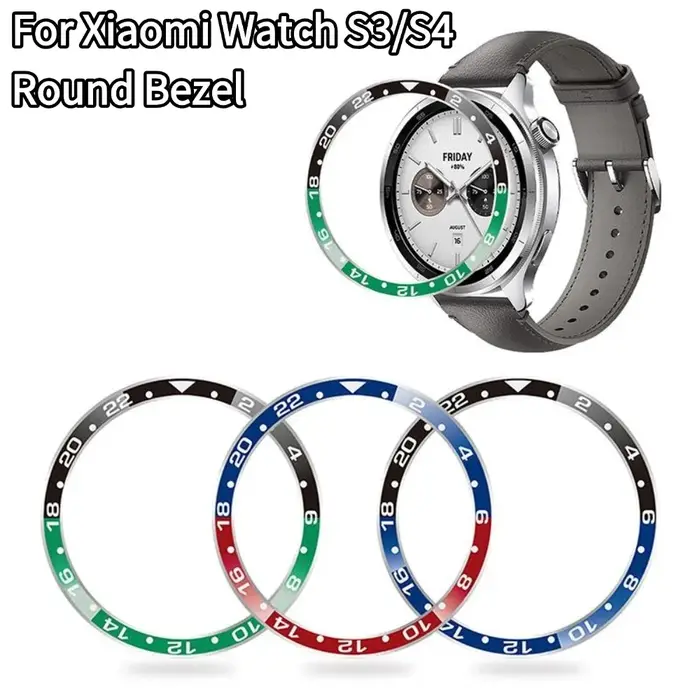 Boîtier rond en métal pour montre Xiaomi