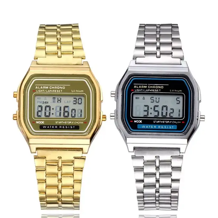 Nouvelle montre numérique LED pour hommes multifonction alarme horloge électronique étanche Simple
