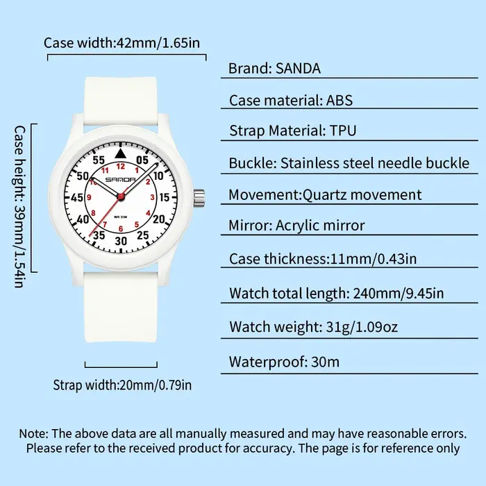 SANDA femmes montres de luxe mode dames montre à Quartz haut élégant marque