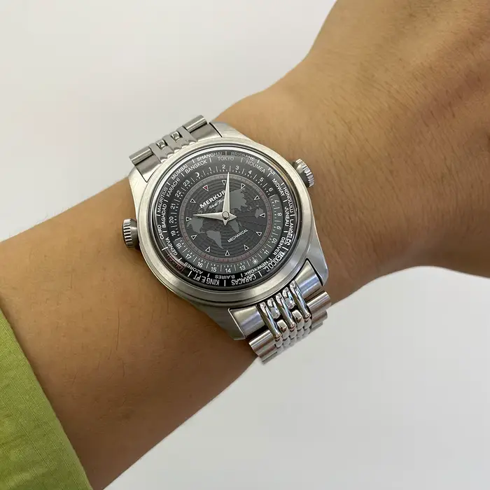 2025 nouveau Merkur double couronne montre universelle rétro manuel montres mécaniques pour hommes