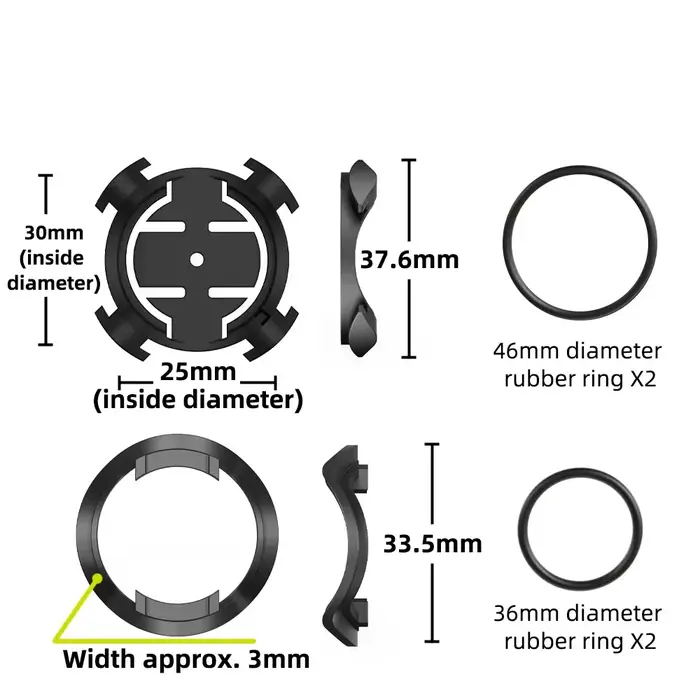 Supports de chronomètre de vélo vtt