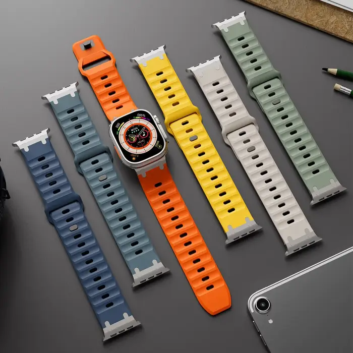 Bracelet de Sport en Silicone pour Apple watch ultra 2