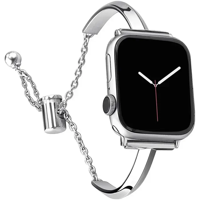 Bracelet de montre de luxe pour Apple Watch série 8 7 41 45mm 6 Se 5 4 femmes