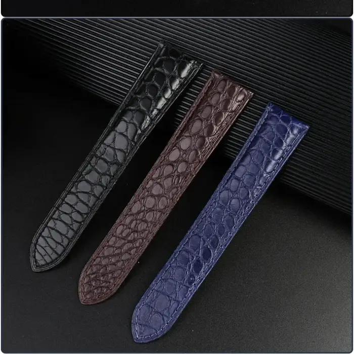 Bracelet de montre noir marron bleu