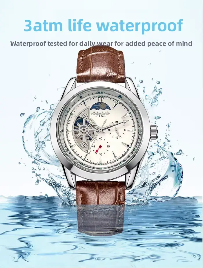 Montre automatique à remontage automatique pour homme