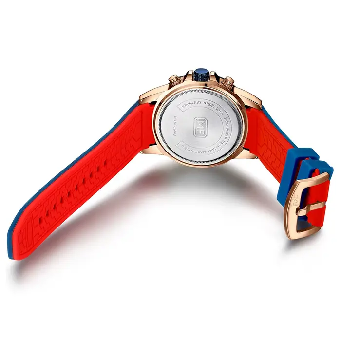 Top marque MINI FOCUS montre pour hommes bracelet en Silicone étanche Quartz chronographe
