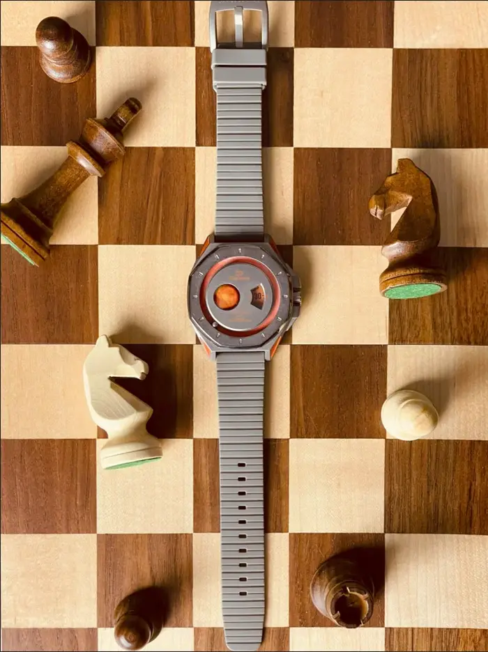 DG0132 Nouvelle montre magnétique en laiton et cuivre, design Gorman 2026, cadeau pour les partenaires, un cadeau attentionné, montre orange émouvante
