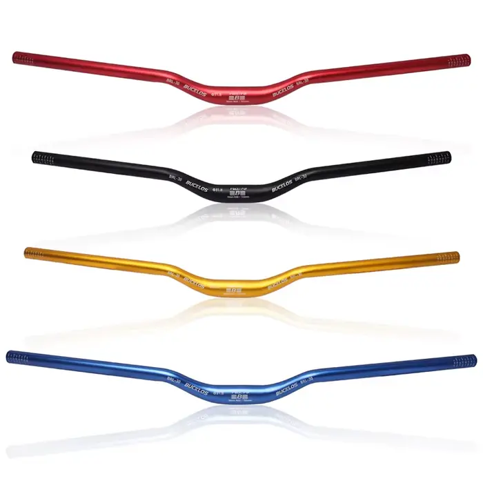 BUCKLOS 25.4mm 31.8mm guidon de vélo 620/660/720/780mm guidon d'hirondelle de vélo ultraléger Type M