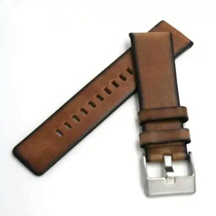 Bracelet de montre rétro Vintage en cuir véritable