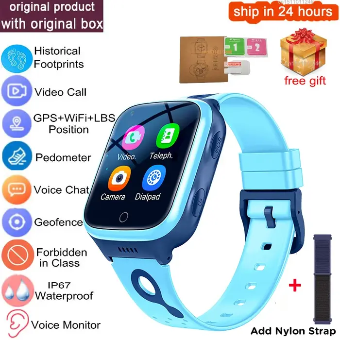 Montre intelligente K227 4G pour enfants