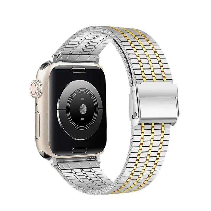 Bracelet à maillons pour montre apple 8 7 45mm 41mm SE 6 5 4 44mm 40mm