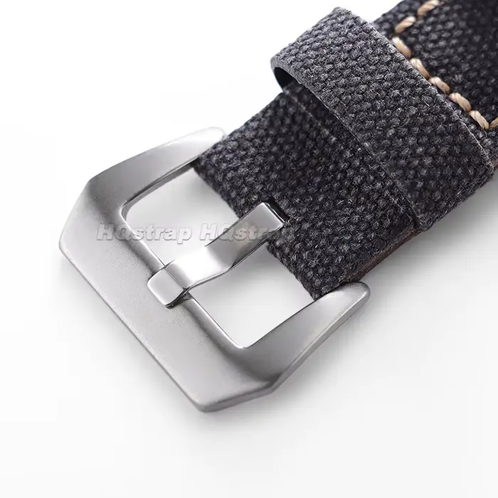 Bracelet de montre vintage en toile respirante 20mm 22mm 24mm