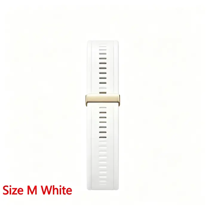 HUAWEI WATCH D2 M/L taille bracelet airbag en cuir uni composite blanc ciel【bracelet airbag uniqueme
