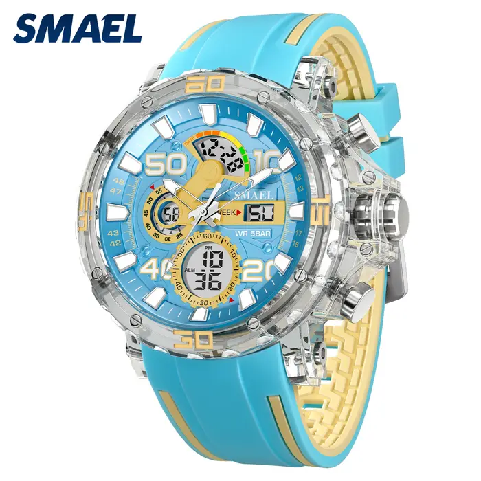 Montres militaires hommes montre 2025 nouveau 50M étanche montre-bracelet chronomètre alarme lumière LED
