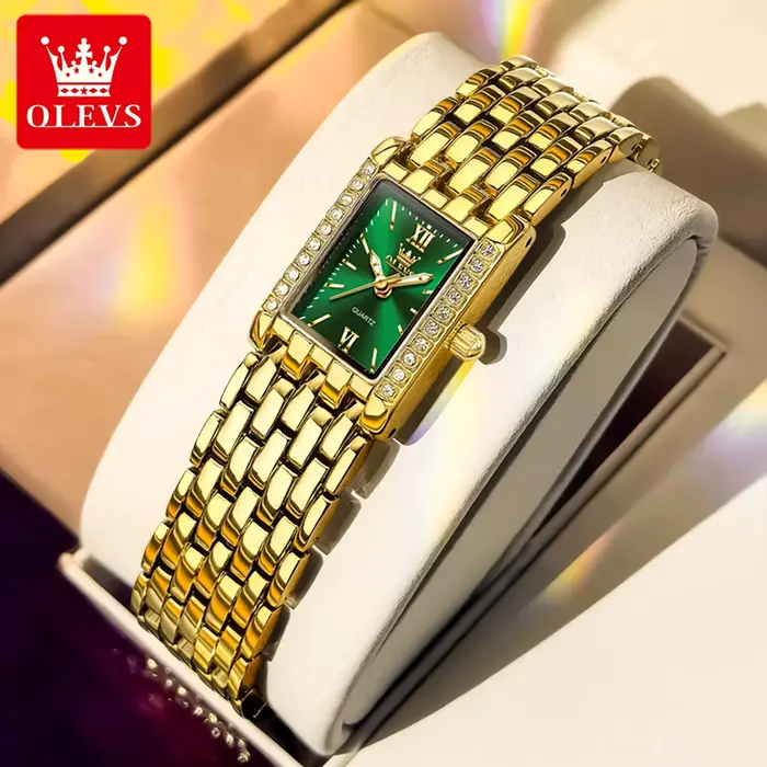 OLEVS 3700 élégant Original femmes scintillant montre à Quartz