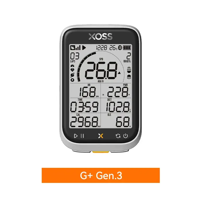 XOSS G3 + GPS ordinateur de vélo G Plus Gen.3 compteur de vitesse de cyclisme sans fil vélo de route