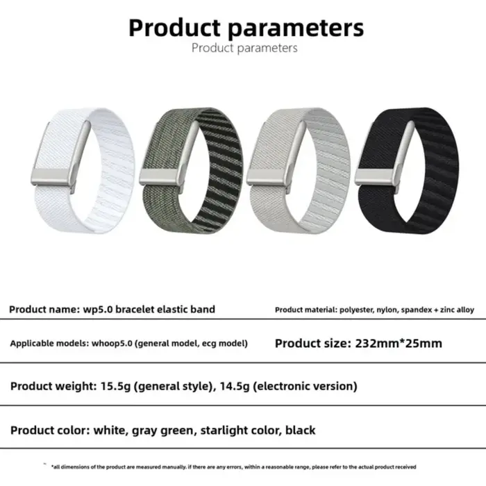 Whoop 5.0 bracelets de montre boucle bandes souples compatible