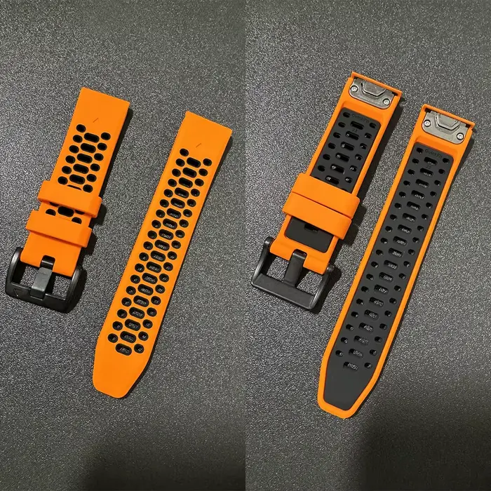 22mm 26mm Sport Bracelet en Silicone respirant pour Garmin Fenix 7X 7 Pro 6X 6 5 5X Plus/Epix 2 47mm 51mm Bracelets de