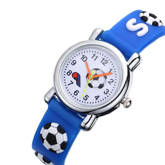 Montres de Football en Silicone pour enfants