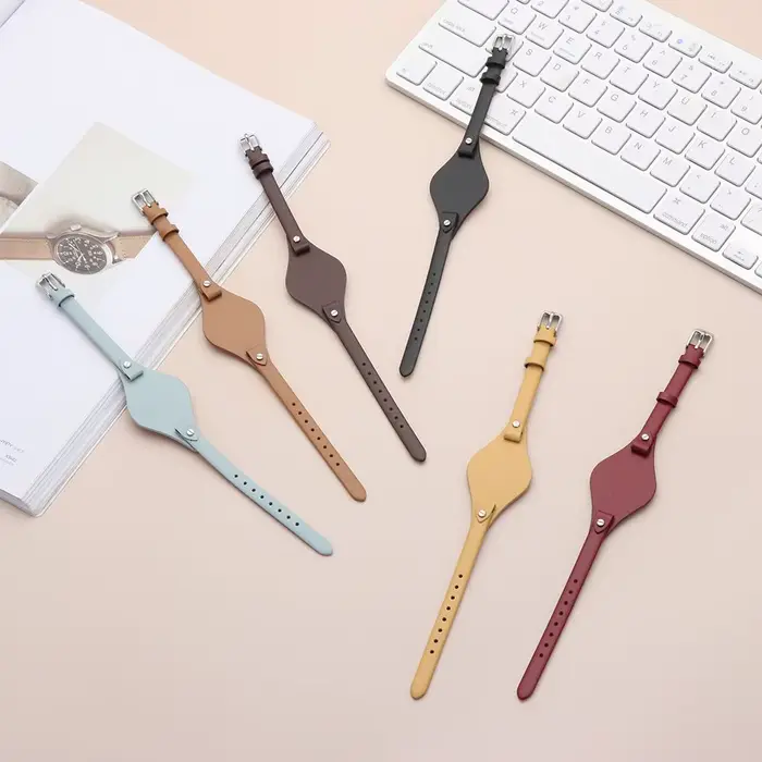 Bracelet de montre en cuir véritable pour fossile