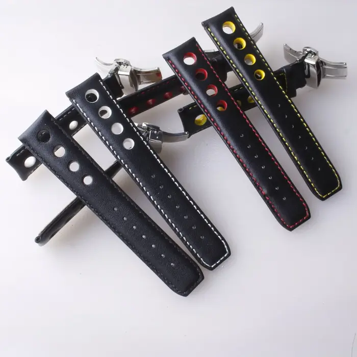 Bracelet en cuir véritable pour tissot Sports Racing Series PRS516 T91 1853