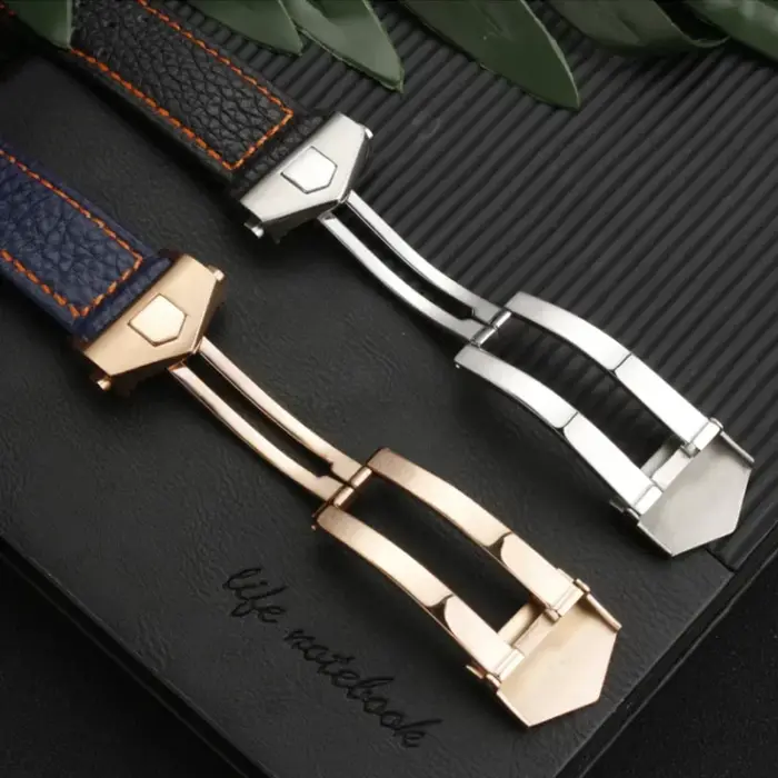 Bracelet de montre en cuir véritable 22mm