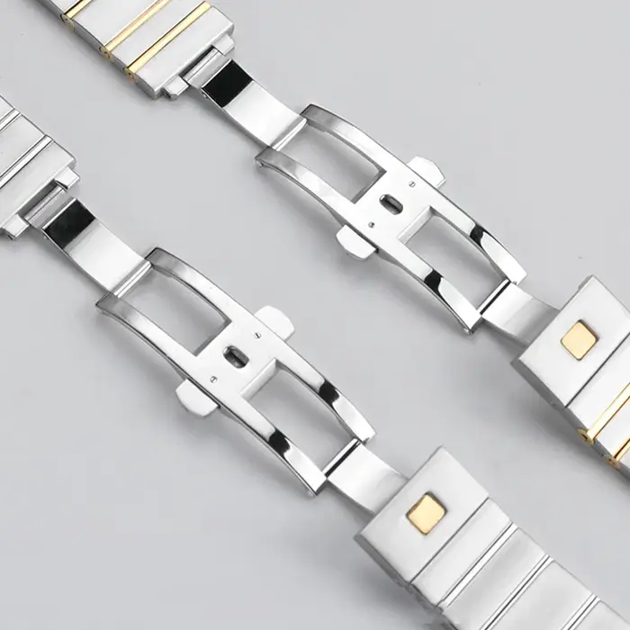 Bracelet de montre en acier pour homme et femme