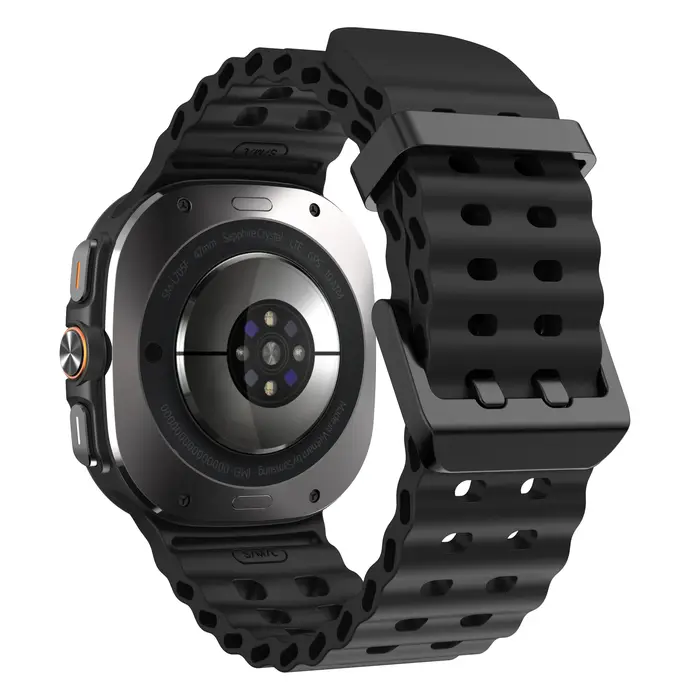Bracelet marin pour Samsung Galaxy montre Ultra 47mm Bracelet de sport en Silicone pour GalaxyWatch